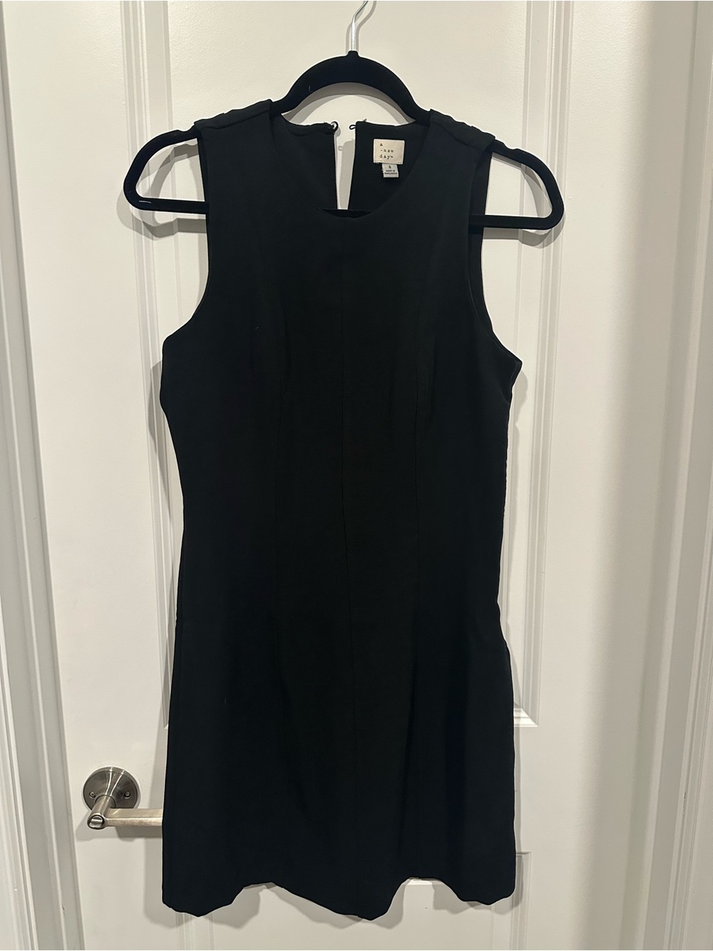 a new day Black Sleeveless Shift Dress